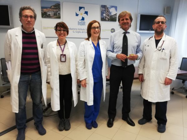 da sx. Marcello Cadelo, Stefania Vara, Catia Vitrano, Giovanni Albano e Maurilio Cirrito