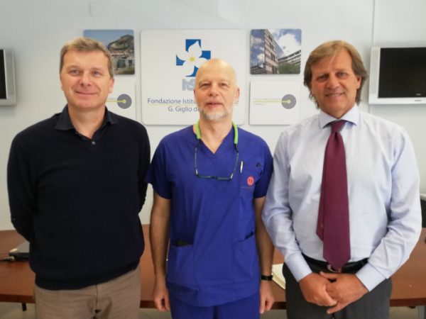 da sx Filippo Boniforti, Giuseppe Perrucchini, Giovanni Albano