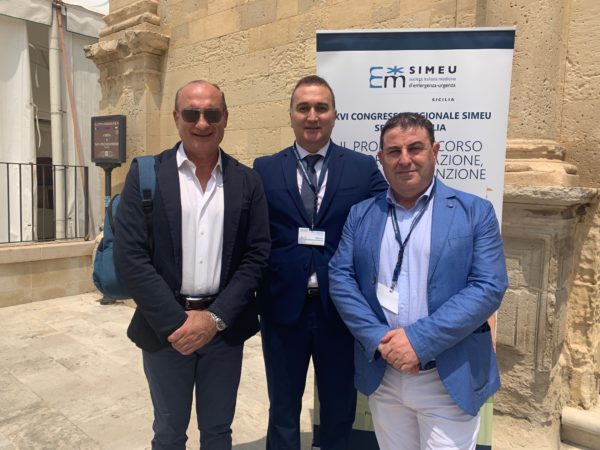 Nella foto Giuffrida, Versace e Noto